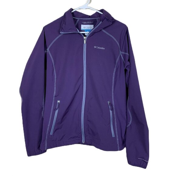 Columbia "Sweet As Softshell" Jacket Purple Gorpcore Size Large - Picture 1 of 6
